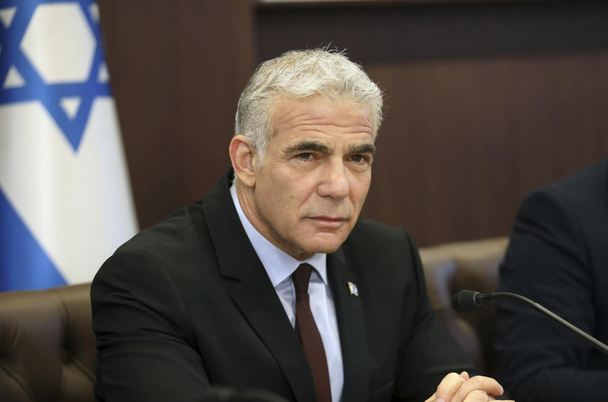 Israel’s caretaker PM Lapid holds first Cabinet meeting