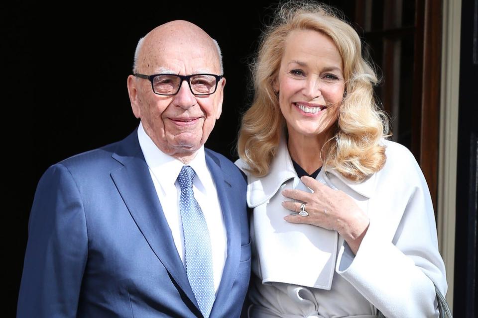 Jerry Hall Files for Divorce from Rupert Murdoch and Asks for Spousal Support from Billionaire