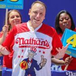 Joey Chestnut Eats 63 Hot Dogs as He Wins His 15th Nathan’s July 4 Eating Contest