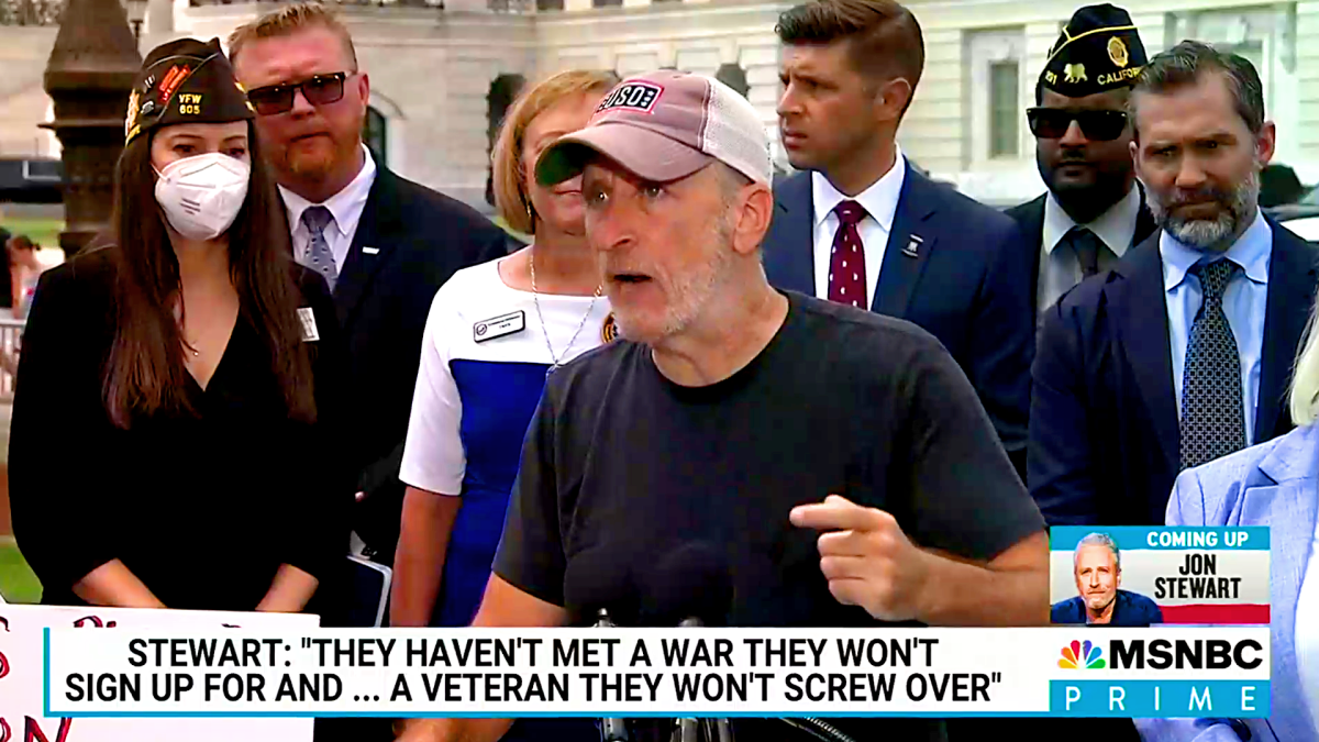 Jon Stewart calls out Fox News for refusing to have him on to discuss veterans’ healthcare (updated)