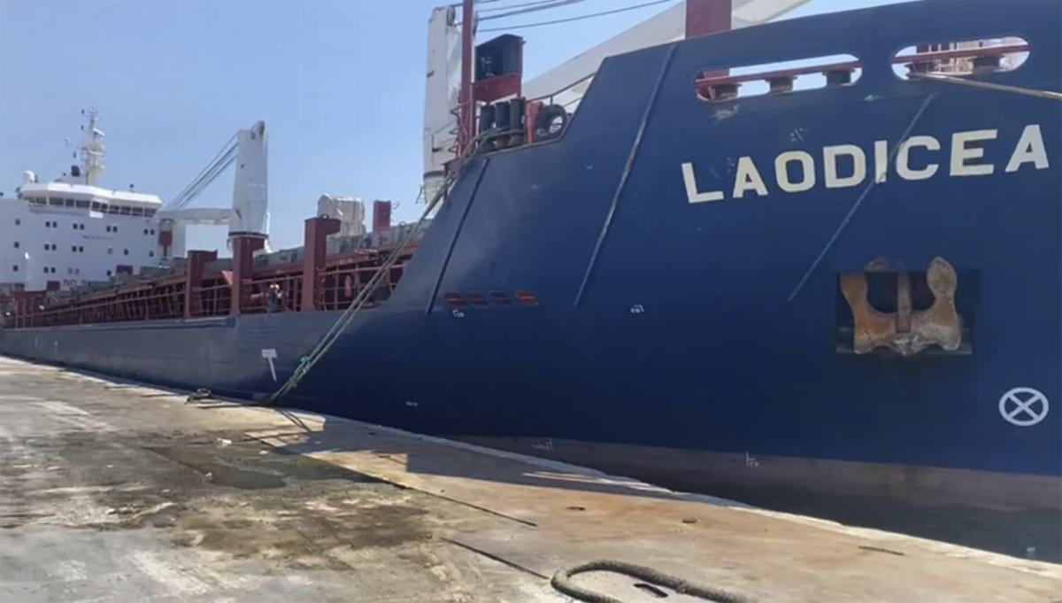 Lebanon doubts Ukraine claim of stolen grain on Syrian ship