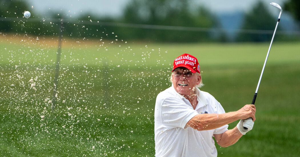 LIV Golf Comes to Bedminster, and Trump Plays Host, and 18 Holes