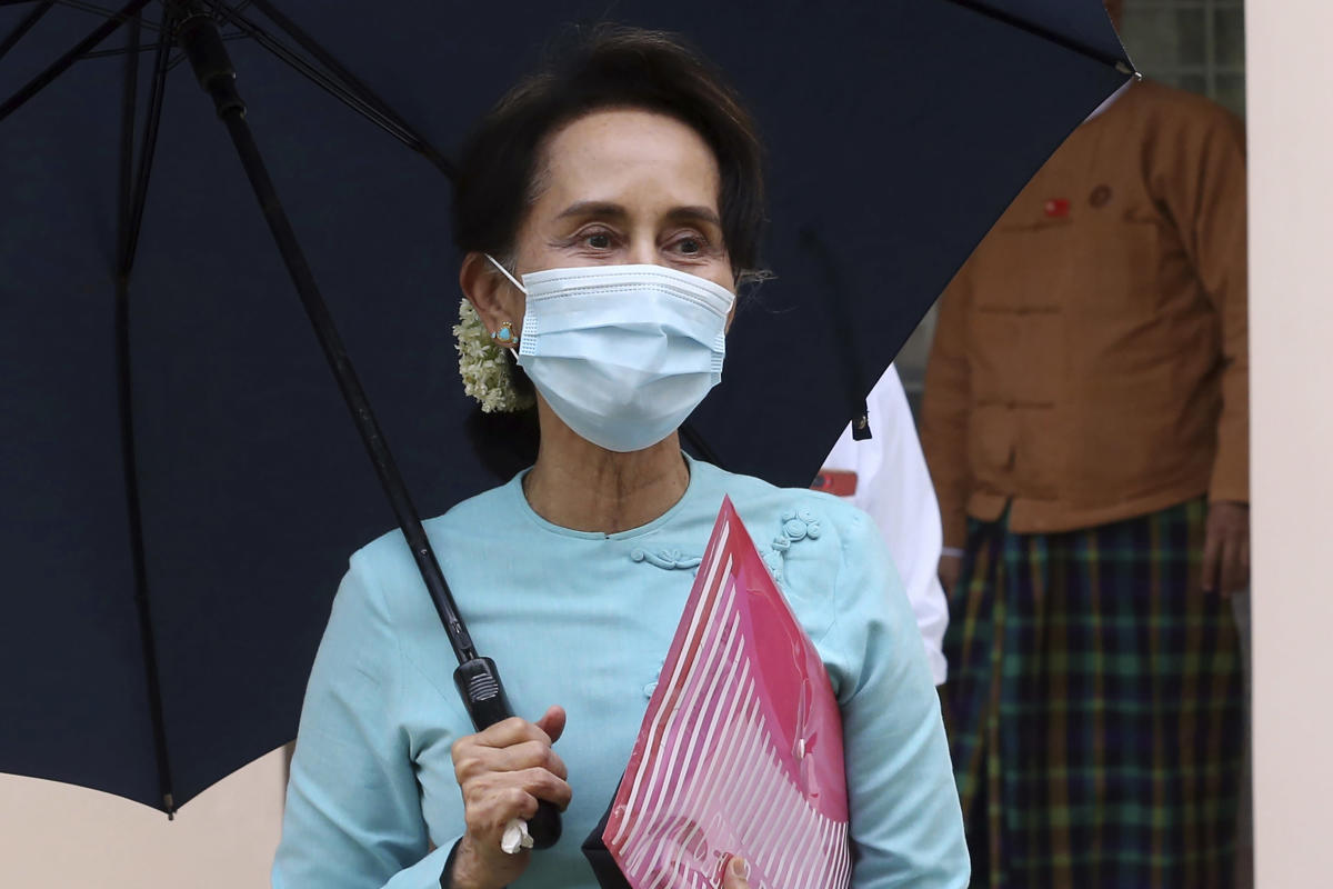 Myanmar’s Suu Kyi testifies in election fraud trial