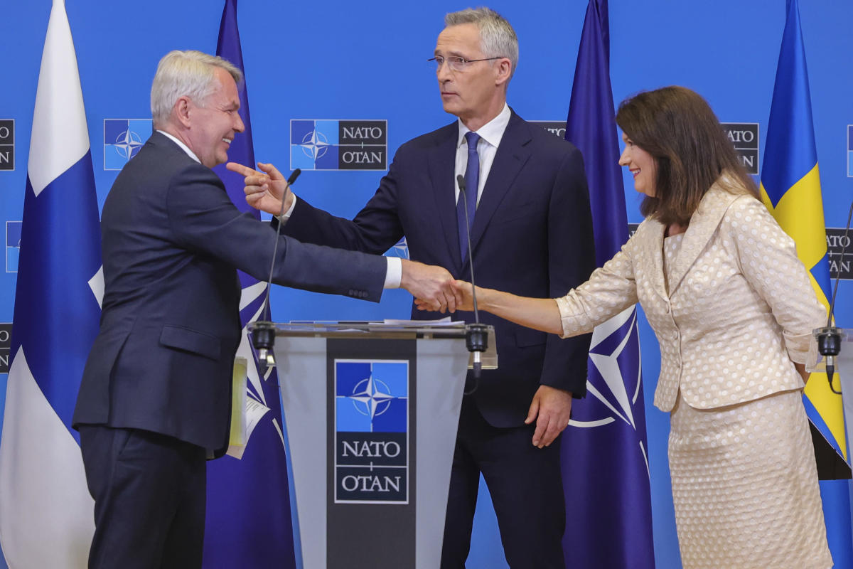 NATO nations sign accession protocols for Sweden, Finland