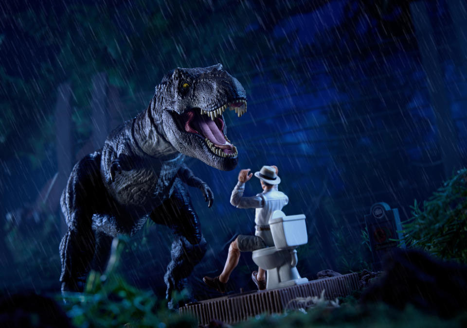 New ‘Jurassic Park’ toy recreates a fan favorite scene from Steven Spielberg’s 1993 blockbuster (exclusive)