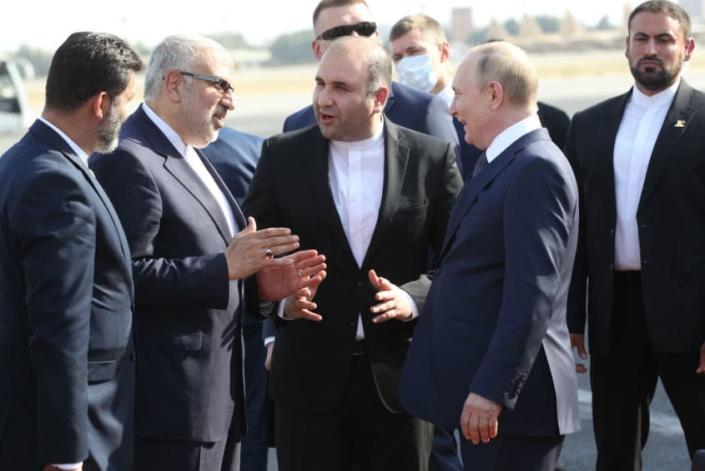 Putin travels to Iran, forging deeper ties between U.S. adversaries