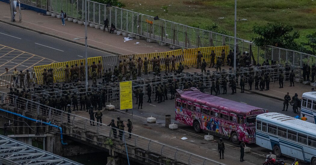 Sri Lankan Forces Raid Protest Camp at Center of Uprising