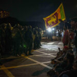 Sri Lankan troops forcefully clear protesters; new PM named