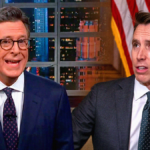 Stephen Colbert mocks Josh Hawley for running from the mob on Jan. 6 after raising fist in solidarity