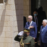 The Latest: Biden arrives in Bethlehem for Abbas meeting