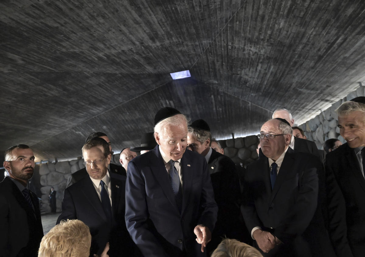 The Latest: Biden says still wants to restore Iran nuke deal