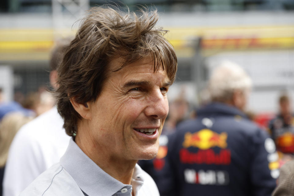 Tom Cruise celebrates his 60th birthday at British Grand Prix as co-stars pay tribute: ‘This is 60’