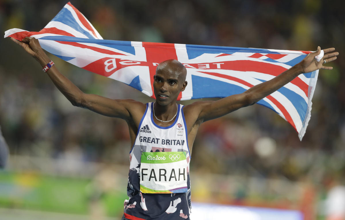 UK Olympian Mo Farah reveals he was trafficked as a child