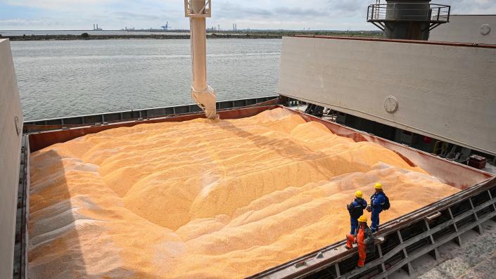 Ukraine and Russia sign deal to allow grain exports from blockaded Black Sea ports amid growing fears of global food catastrophe