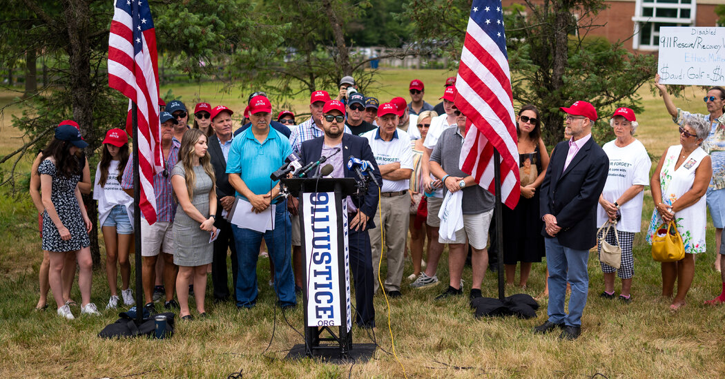 9/11 Families Protest at Saudi-Backed LIV Golf Tournament