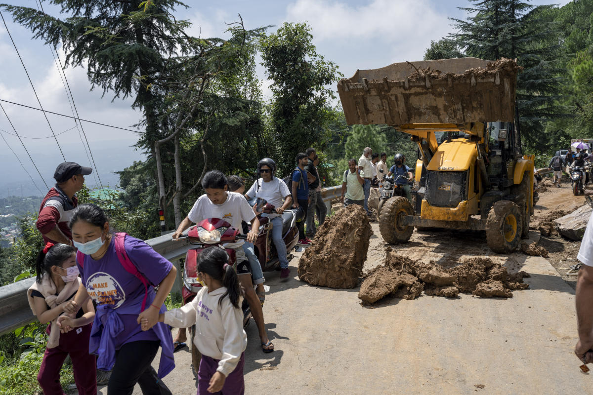 Floods, landslides leave 40 dead in northern India