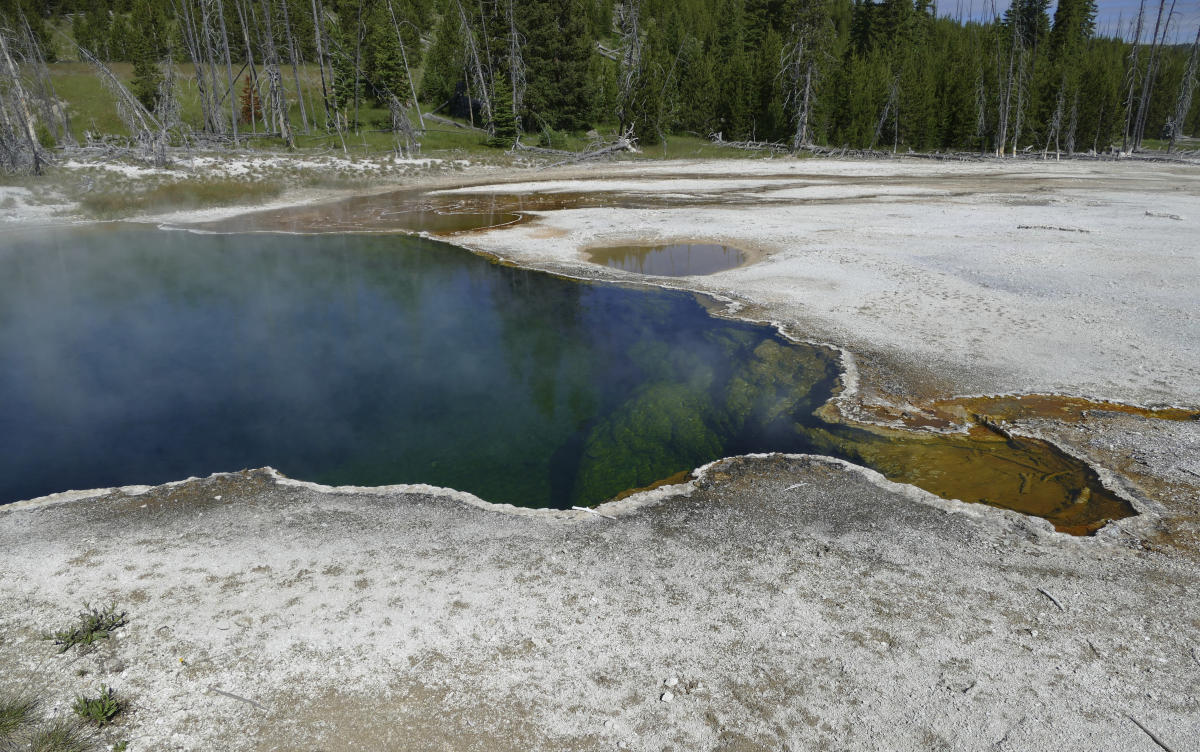 Foot found in Yellowstone hot spring linked to July death