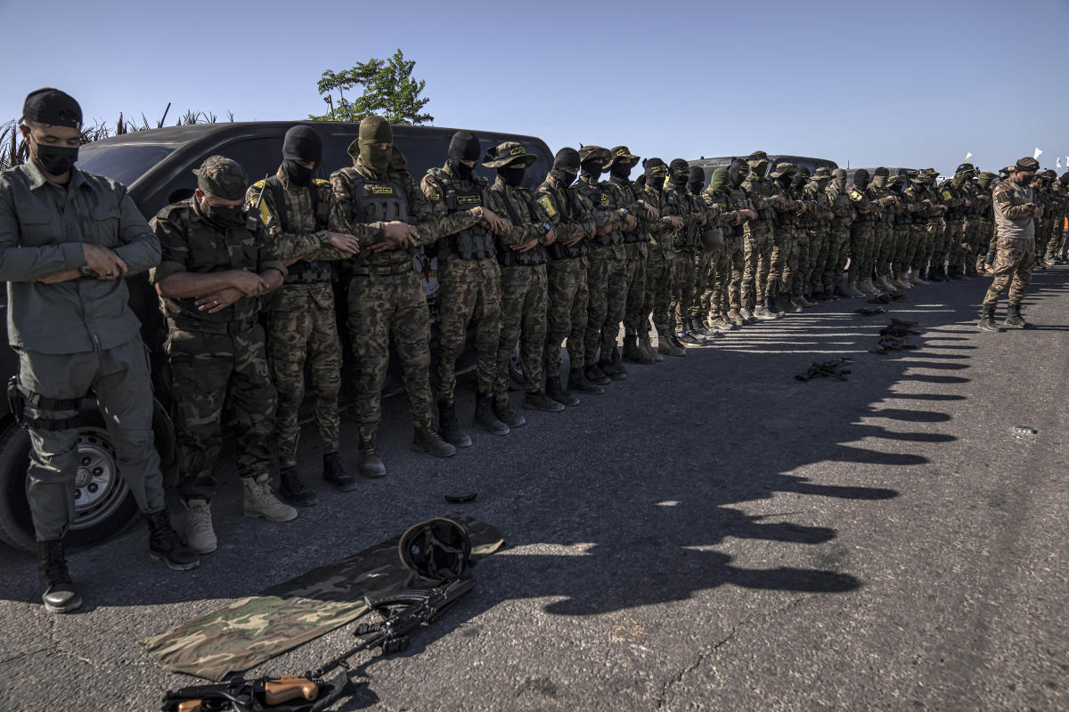 Gaza militants hold parade after latest battle with Israel