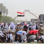 Hundreds of thousands gather for mass prayer in Baghdad