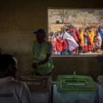 Kenya’s close presidential election draws fewer voters