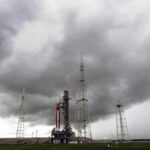 NASA moon rocket on track for launch despite lightning hits