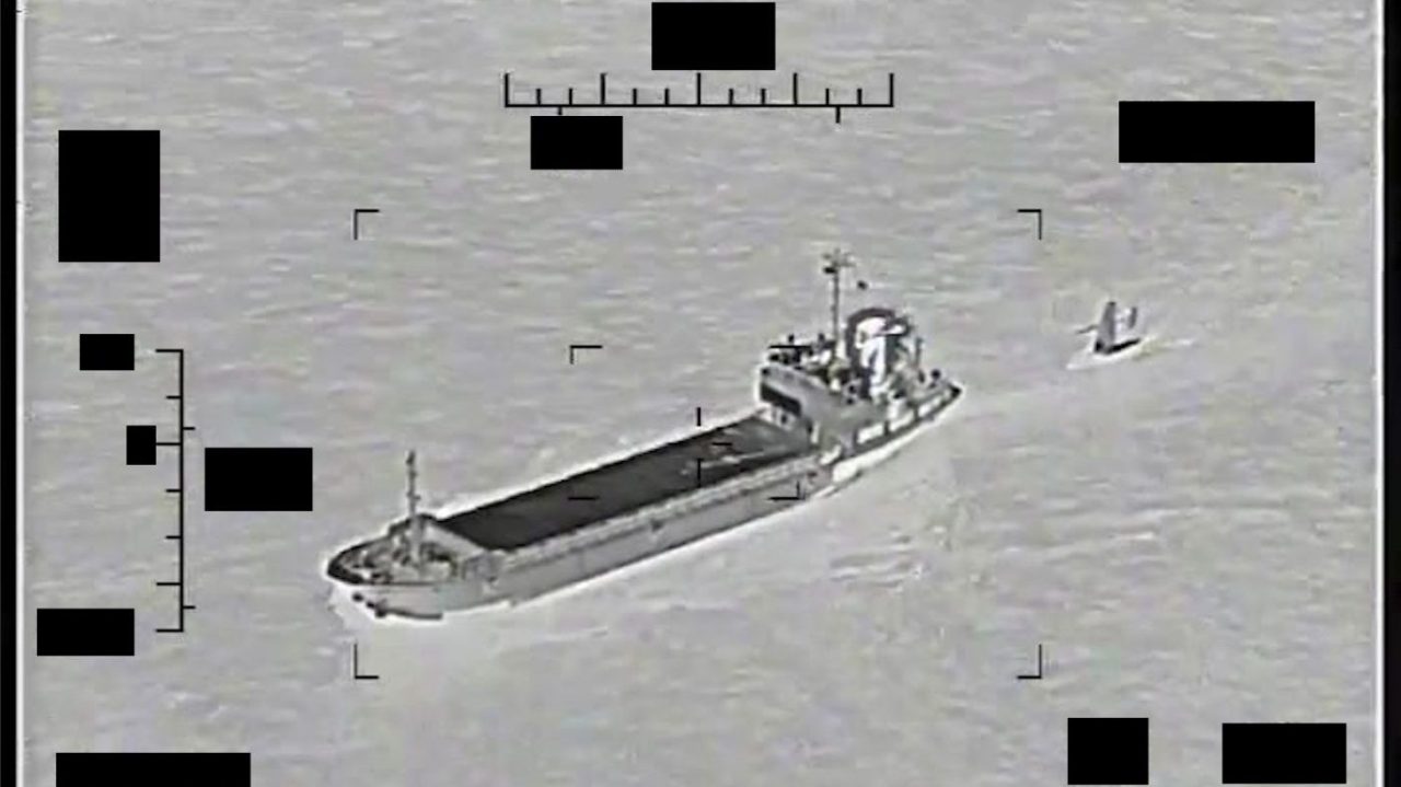 Navy says Iranian ship tried to capture unmanned drone in Gulf