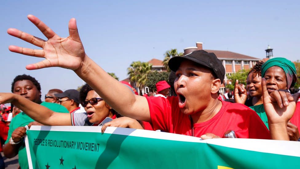 South Africans in nationwide strike in protest against cost of living