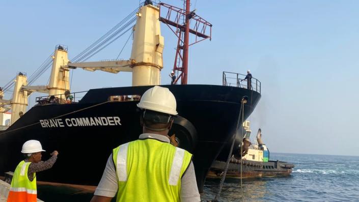 Ukraine grain ship with aid for Ethiopia docks in Djibouti