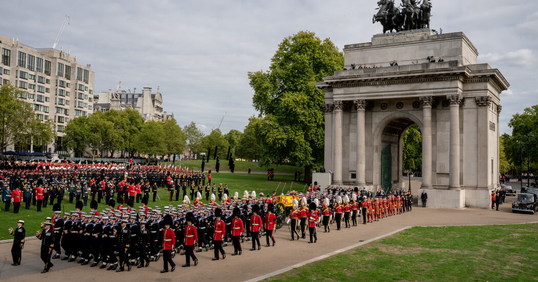 A Sovereign’s Final Journey, in Photos