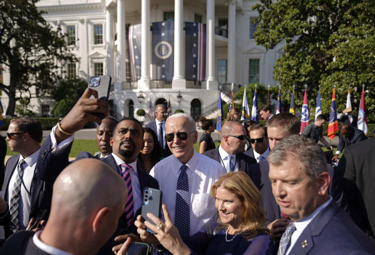 Biden approval rises sharply ahead of midterms: AP-NORC poll