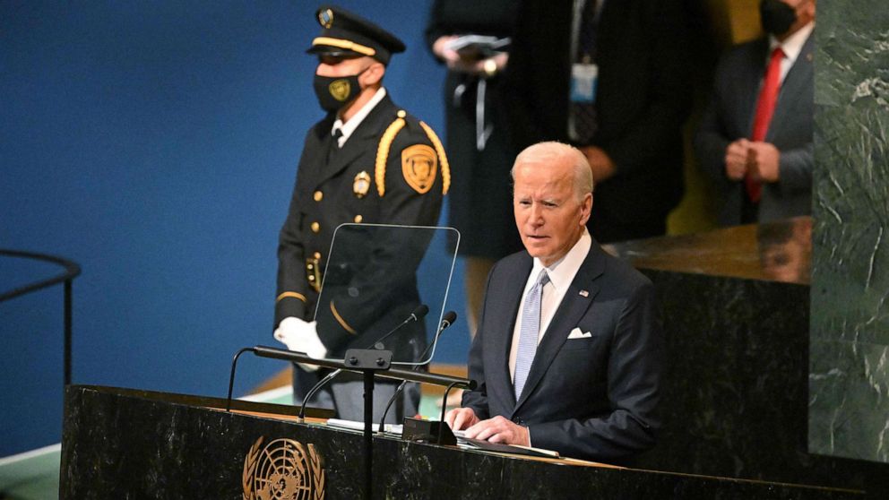 Biden calls for more UN support for Ukraine, rebukes Putin for new threats