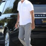 Bruce Willis Seen Out and About in Santa Monica, Calif. for Meal with a Friend