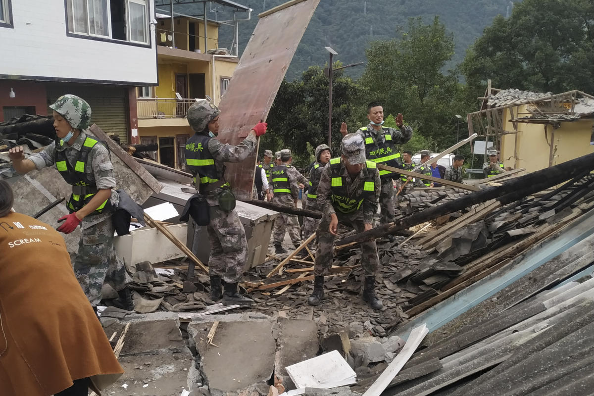 China earthquake deaths rise to 74 as lockdown anger grows