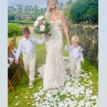 Christina Hall’s Sons Hudson and Brayden Walked Their Mom Down the Aisle at Maui Wedding: Photo