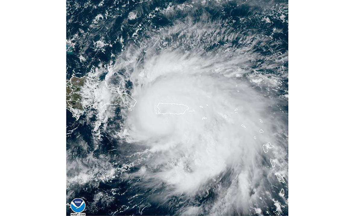 Eye of Hurricane Fiona nears battered, powerless Puerto Rico