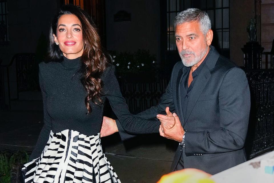 George and Amal Clooney Celebrate 8-Year Wedding Anniversary During New York City Night Out