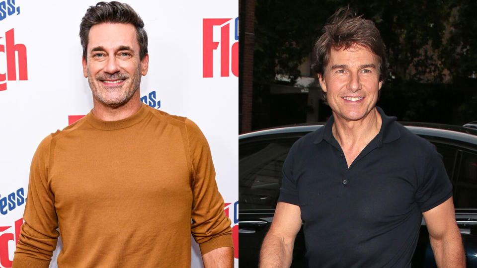 Jon Hamm recalls ‘out-of-body experience’ meeting Tom Cruise for 1st time