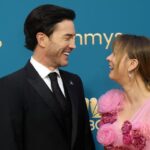 Kaley Cuoco Walks 2022 Emmys Red Carpet With ‘Ozark’ Actor Boyfriend Tom Pelphrey