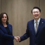 Kamala Harris arrives in South Korea day after North Korea tests more ballistic missiles