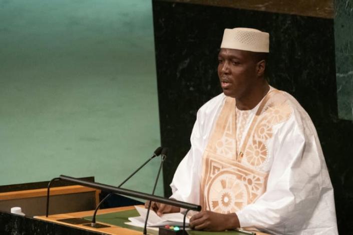 Mali post-coup PM denounces France, salutes Russia at UN