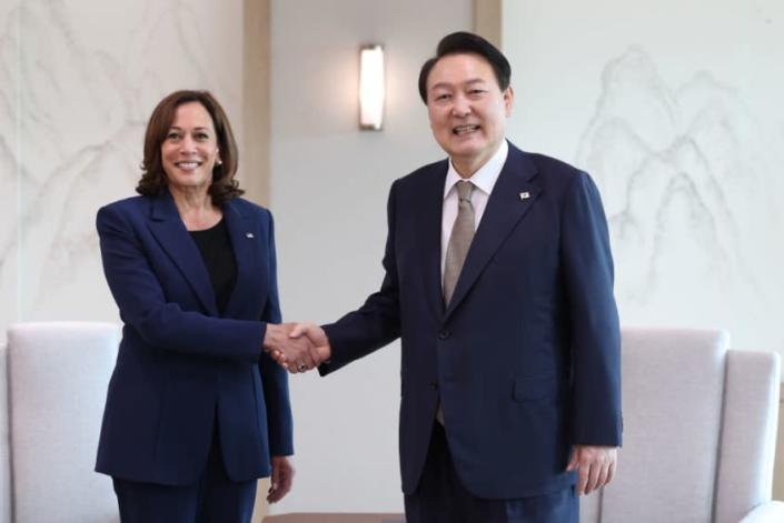 North Korea fires missiles hours after Harris ends visit to South Korea