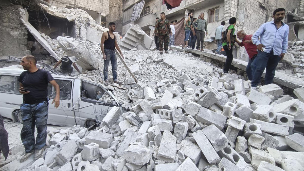 Report: Building collapses in north Syria, killing 11 people