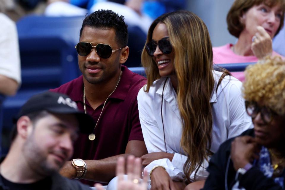 Russell Wilson and Ciara Enjoy Date Night at Serena Williams’ Box in the US Open