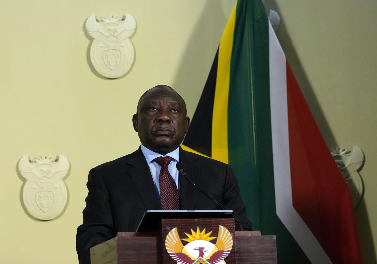 South African president to meet with Biden on Friday