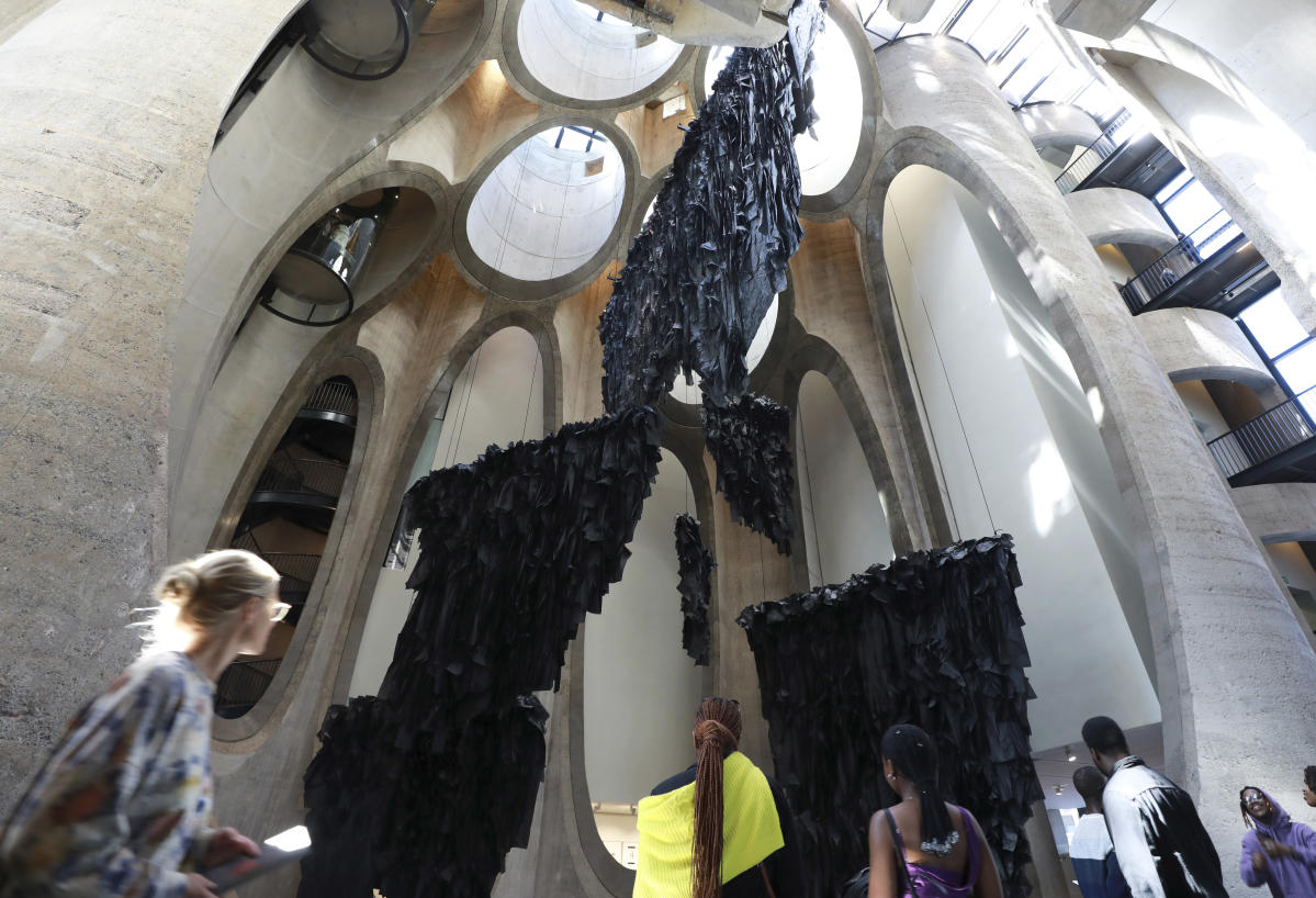 Suspended sculpture transforms Cape Town museum’s atrium