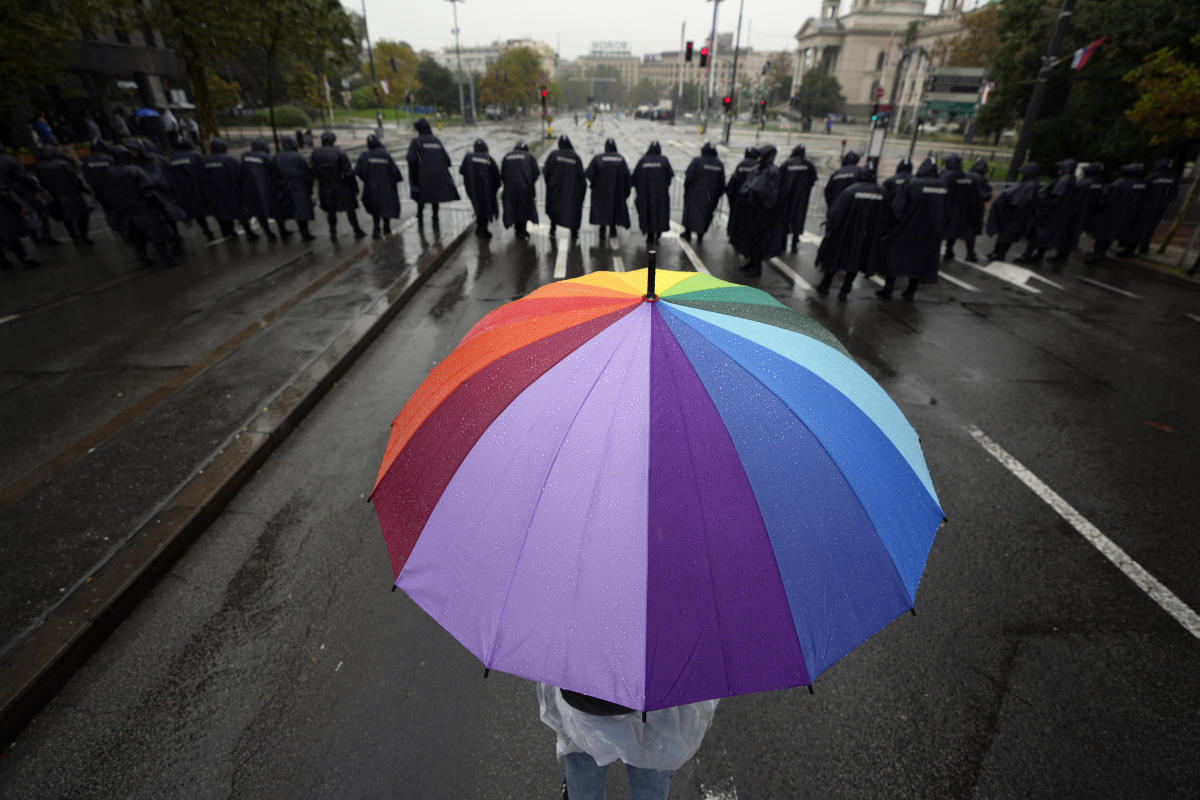 Tensions mount in Belgrade ahead of planned Pride march