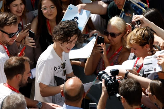 Timothée Chalamet Fever Hits Venice as Fans Go Wild: ‘He’s Beautiful and Talented’