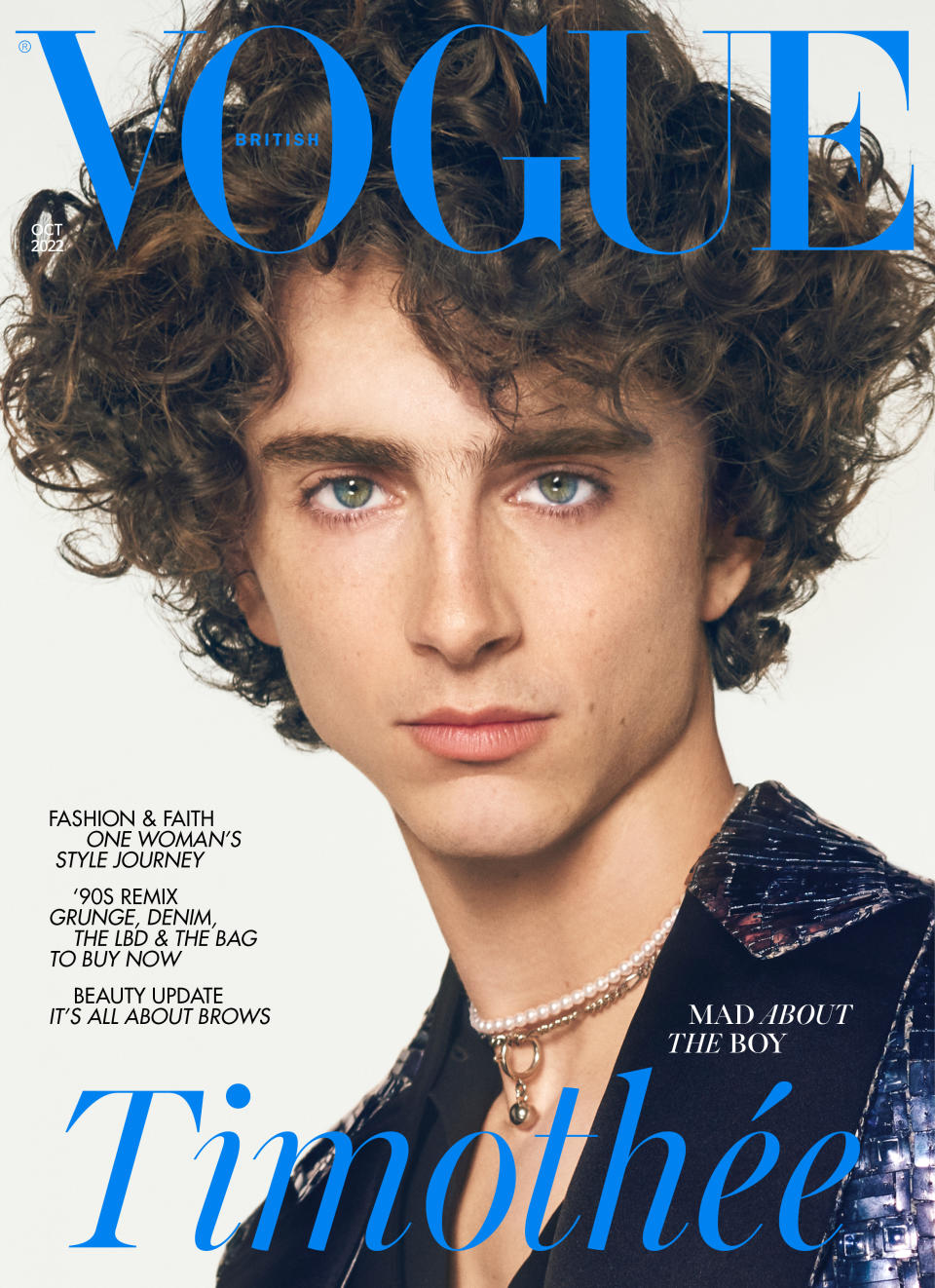 Timothée Chalamet is British Vogue’s first solo male cover star in its 106-year history