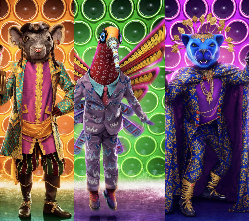 Triple-threat: Three ’90s stars are revealed at once on ‘The Masked Singer’