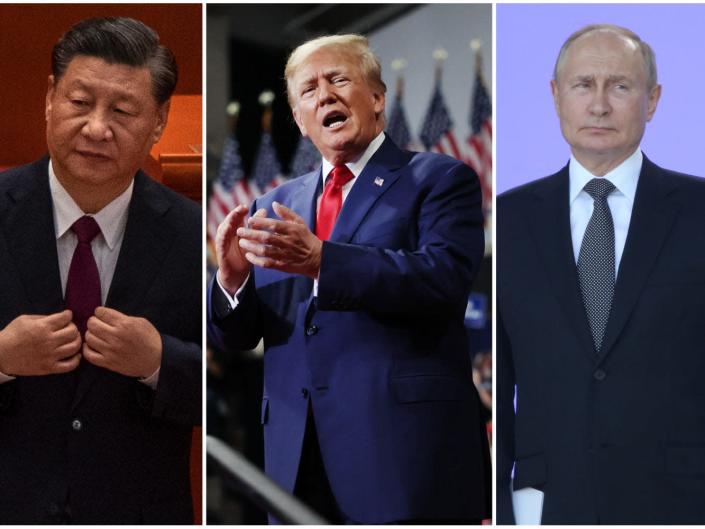 Trump compliments ‘fierce’ and ‘smart’ Putin and applauds Xi Jinping for ruling China with an ‘iron fist’